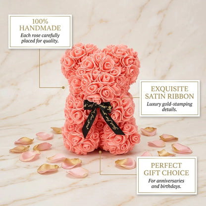 Eternal Rose Teddy Bear